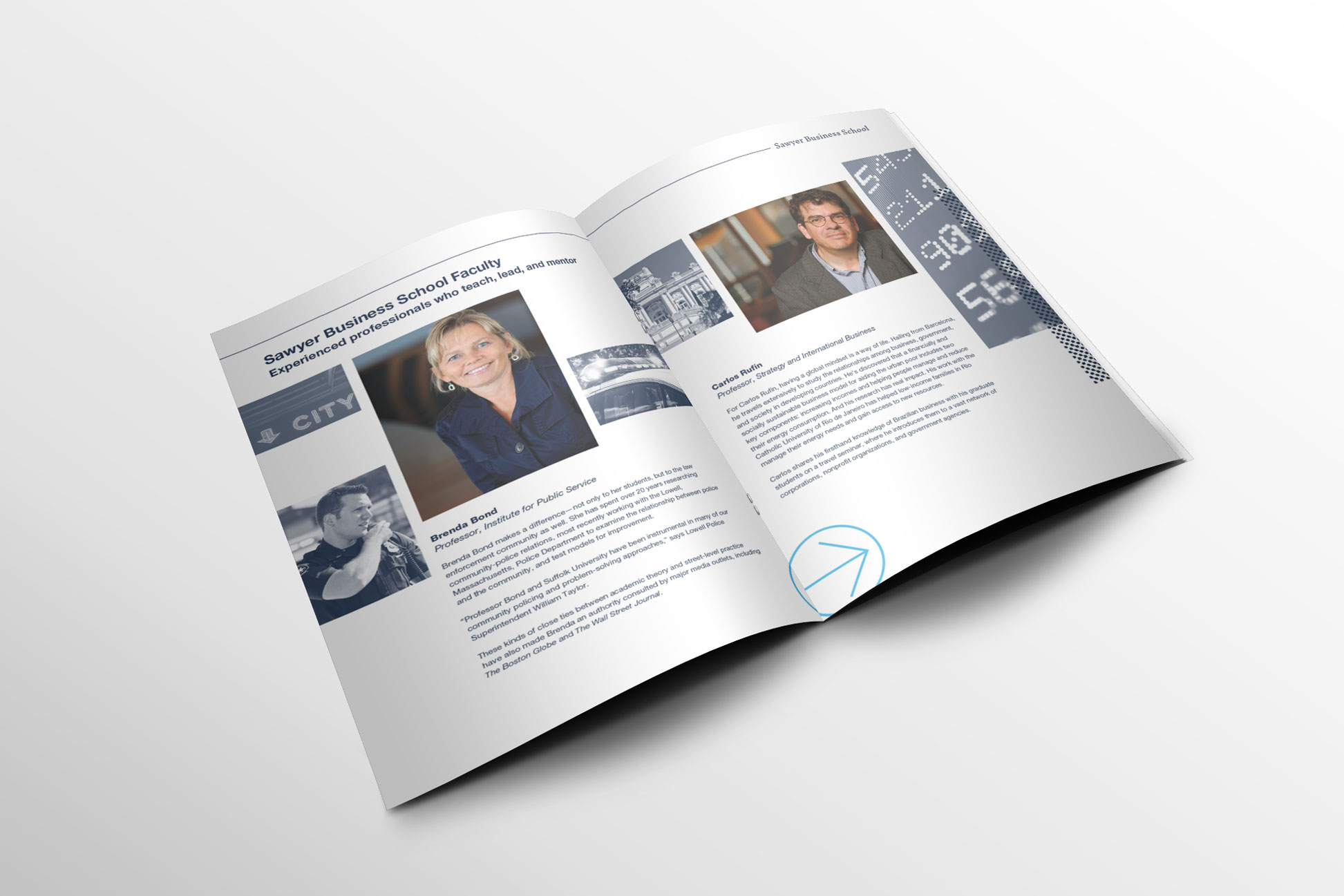 spread about the faculty in the Sawyer Business School